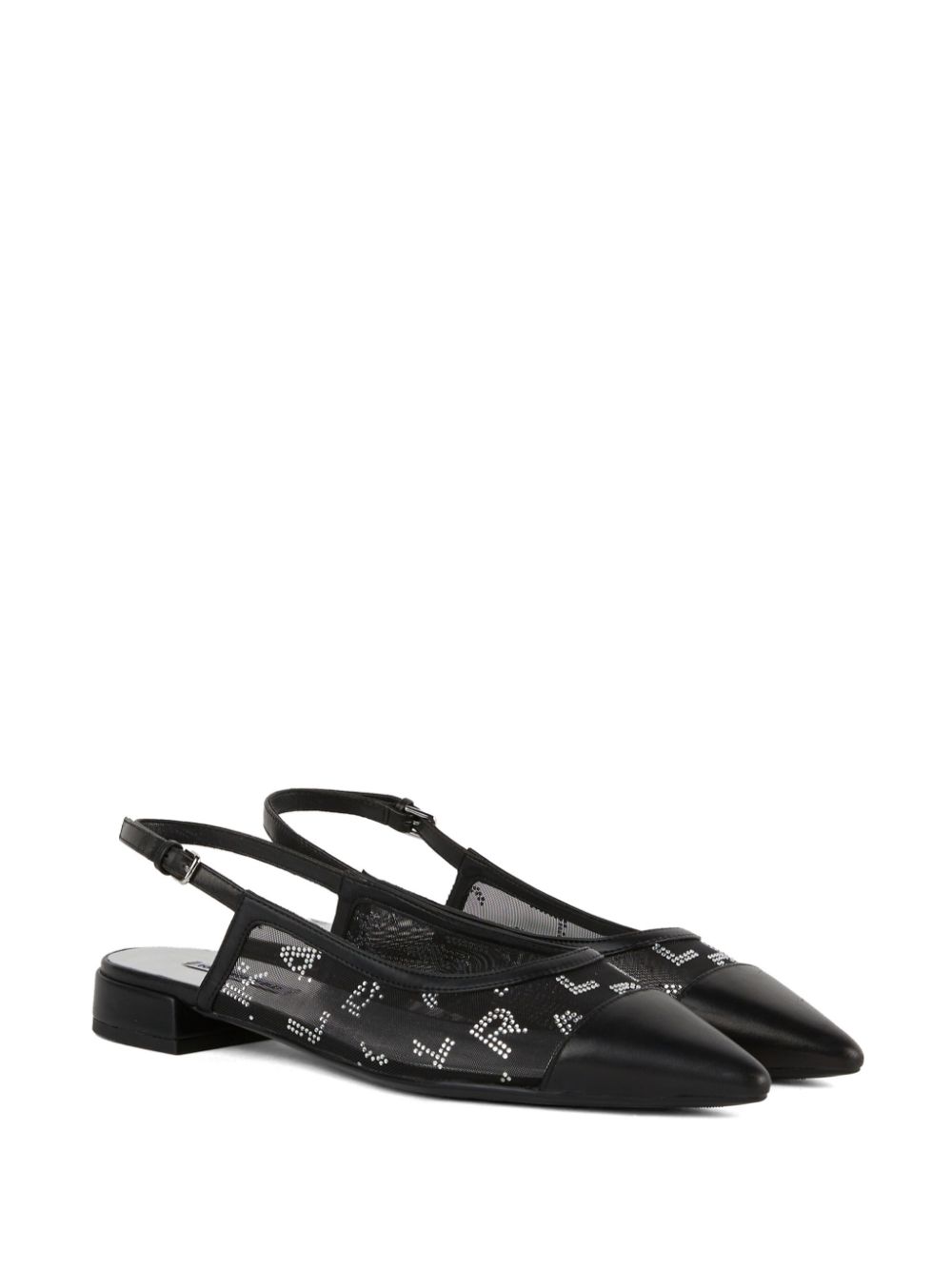 Karl Lagerfeld Kerrie ballerina's - Zwart