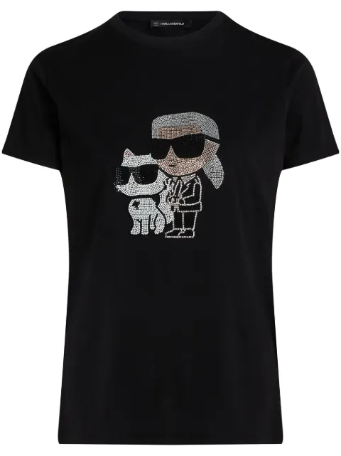Karl Lagerfeld تيشيرت 'آيكون تشوبيت'