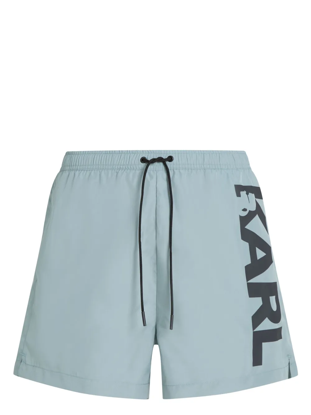 Karl Lagerfeld Zwembroek met logoprint Blauw