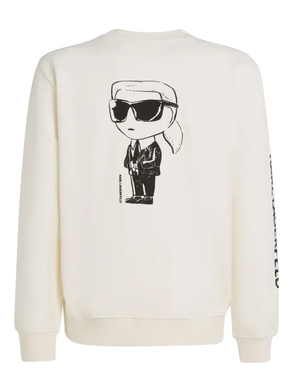 KARL lagerfeld トレーナー Karl Lagerfeld Ikon Sweatshirt | White | FARFETCH