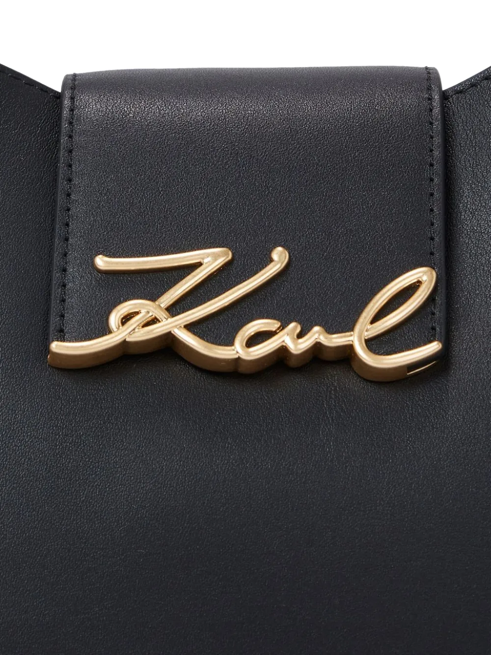 Karl Lagerfeld Signature leather shoulder bag | Image 2