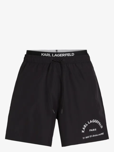 Karl Lagerfeld Rue St-Guillaume swim shorts
