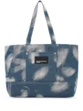 Karl Lagerfeld Jeans bleached tote bag - Blue
