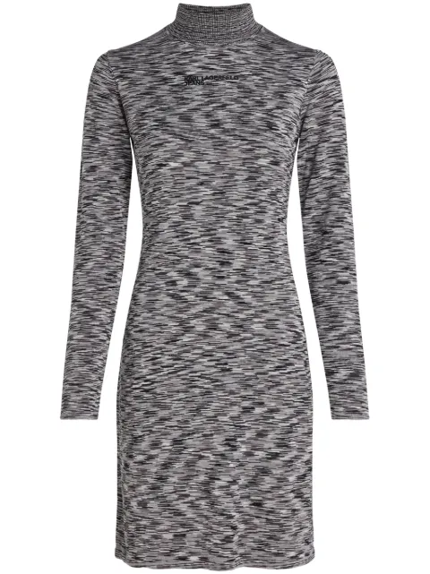 Karl Lagerfeld Jeans long-sleeved knitted dress