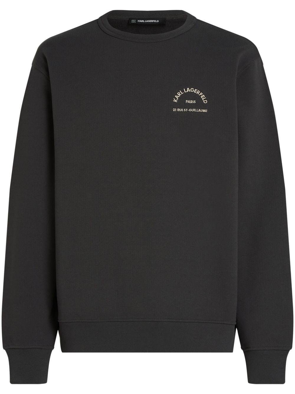 Shop Karl Lagerfeld Rue St-guillaume Sweatshirt In Grey