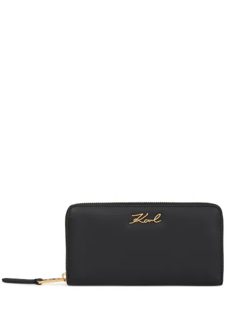 Portefeuille continental K/Signature - Karl Lagerfeld - Modalova