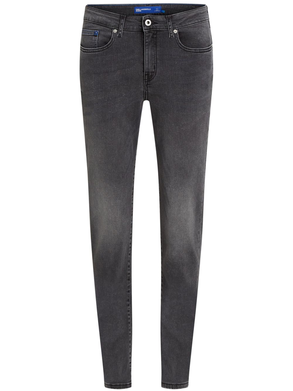 mid-rise slim jeans