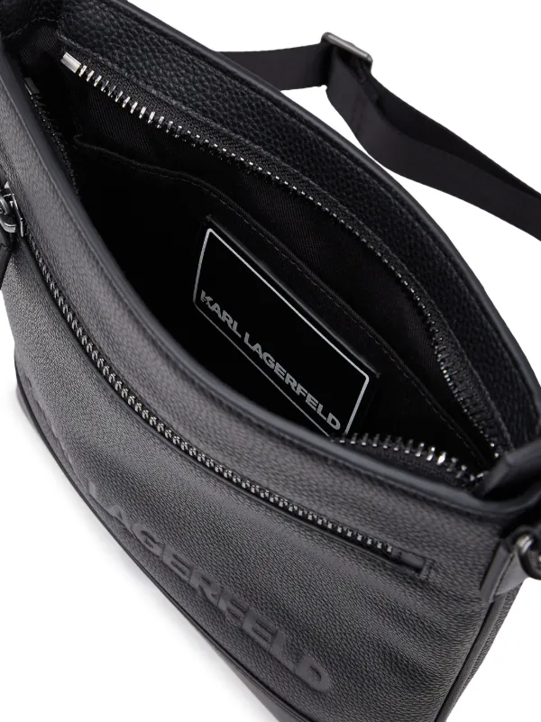 Karl Lagerfeld Essential ショルダーバッグ | ブラック | FARFETCH JP