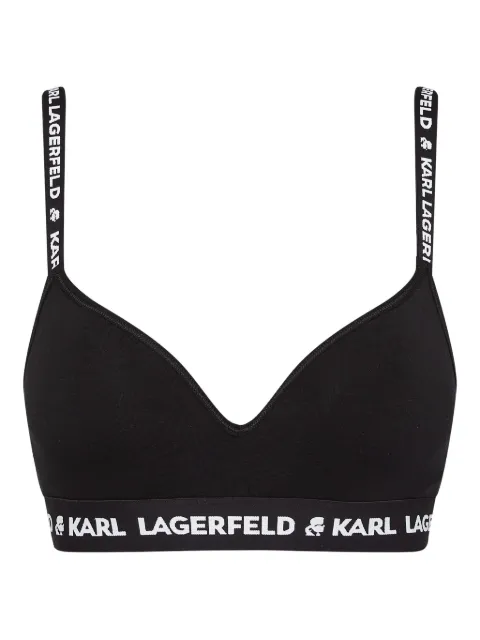 Karl Lagerfeld logo-underband padded bra