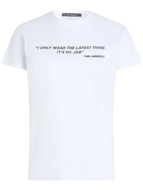 Karl Lagerfeld quote T-shirt