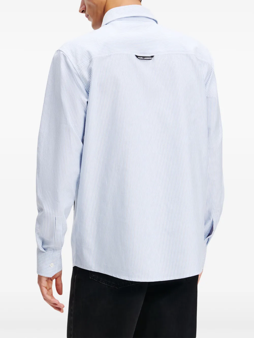 Karl Lagerfeld Ikon overhemd Blauw