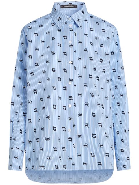 Karl Lagerfeld Icon monogram shirt