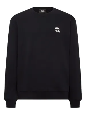 【FENDI】KARLITO ラガーフェルドモチーフ　スエットトレーナー 40黒 FENDI】KARLITO ラガーフェルドモチーフ スエットトレーナー 40