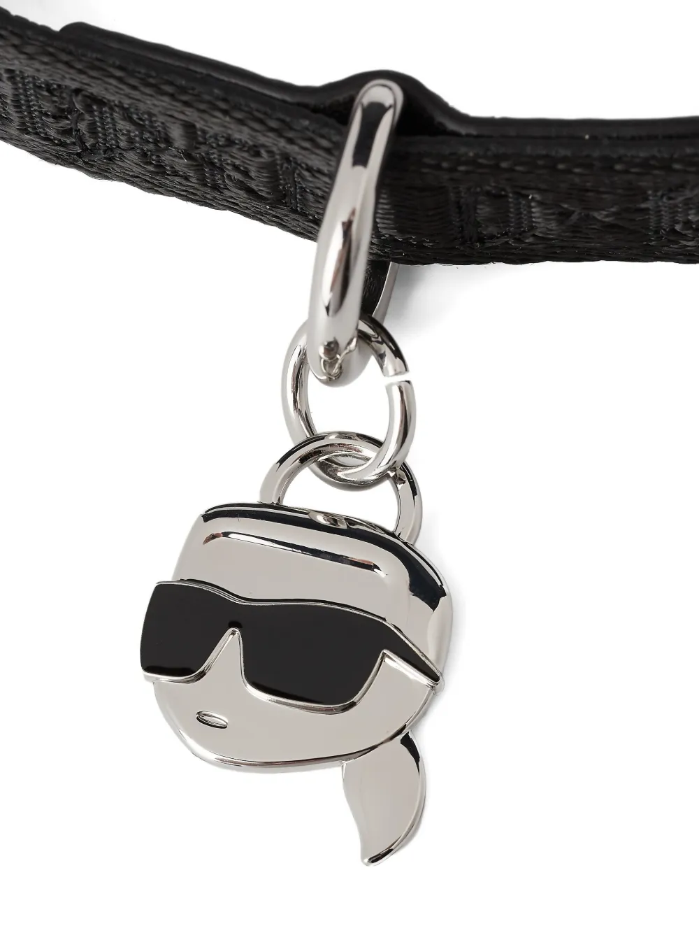 logo-charm pet collar