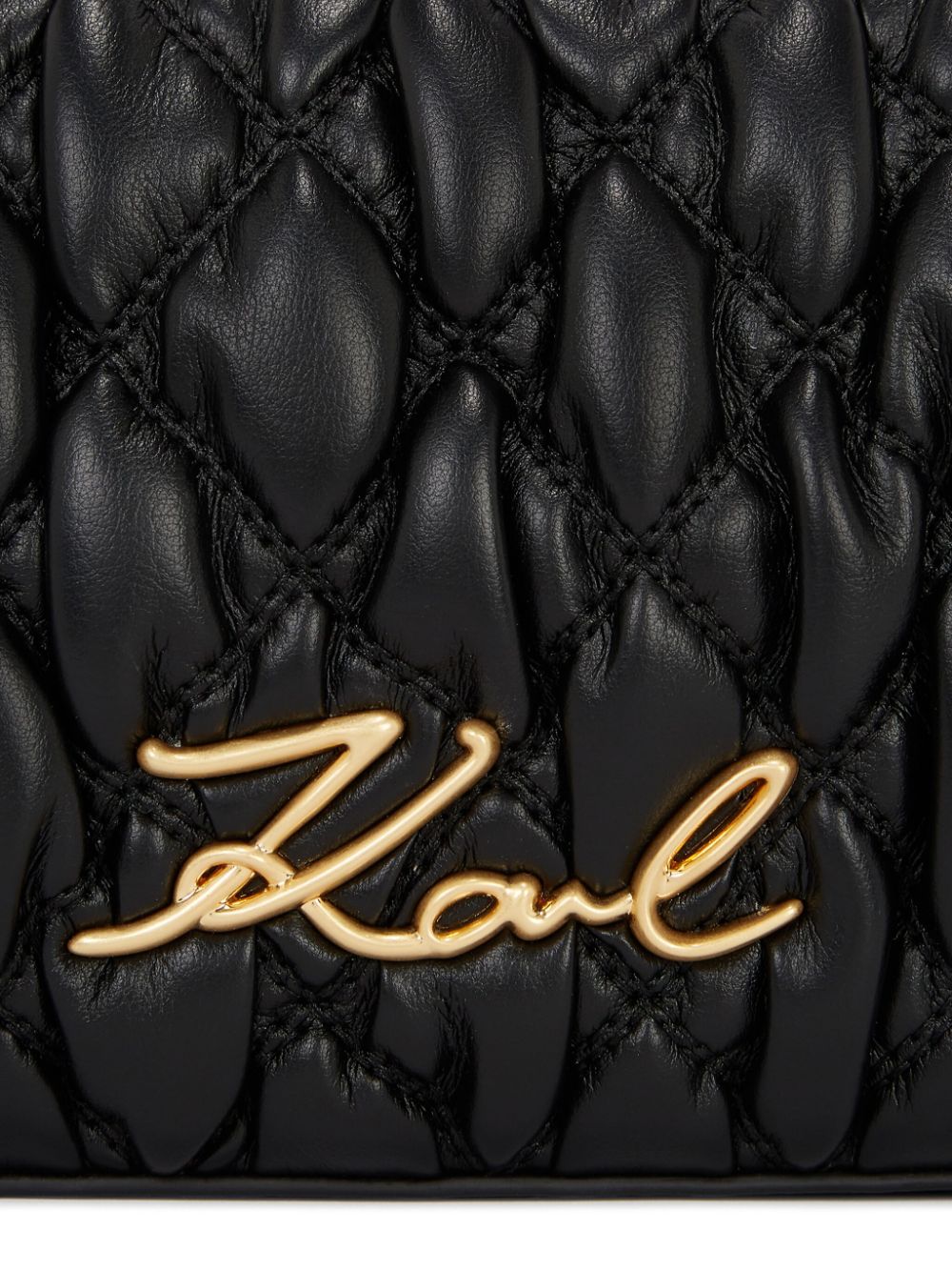 Karl Lagerfeld Signature quilted shoulder bag WOMEN