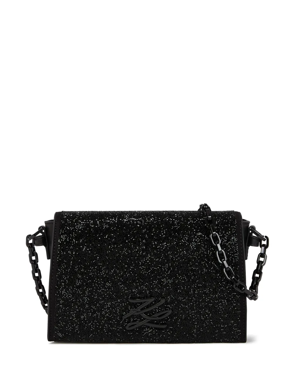 Karl Lagerfeld K autograph embellished crossbody bag WOMEN