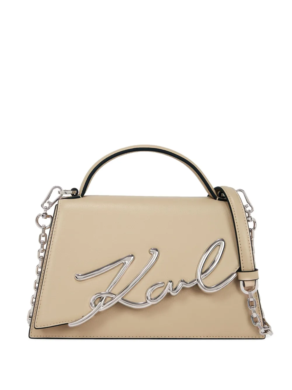 Karl Lagerfeld K/Signature ショルダーバッグ M - ニュートラル Karl Lagerfeld K/Signature ショルダーバッグ M - ニュートラル