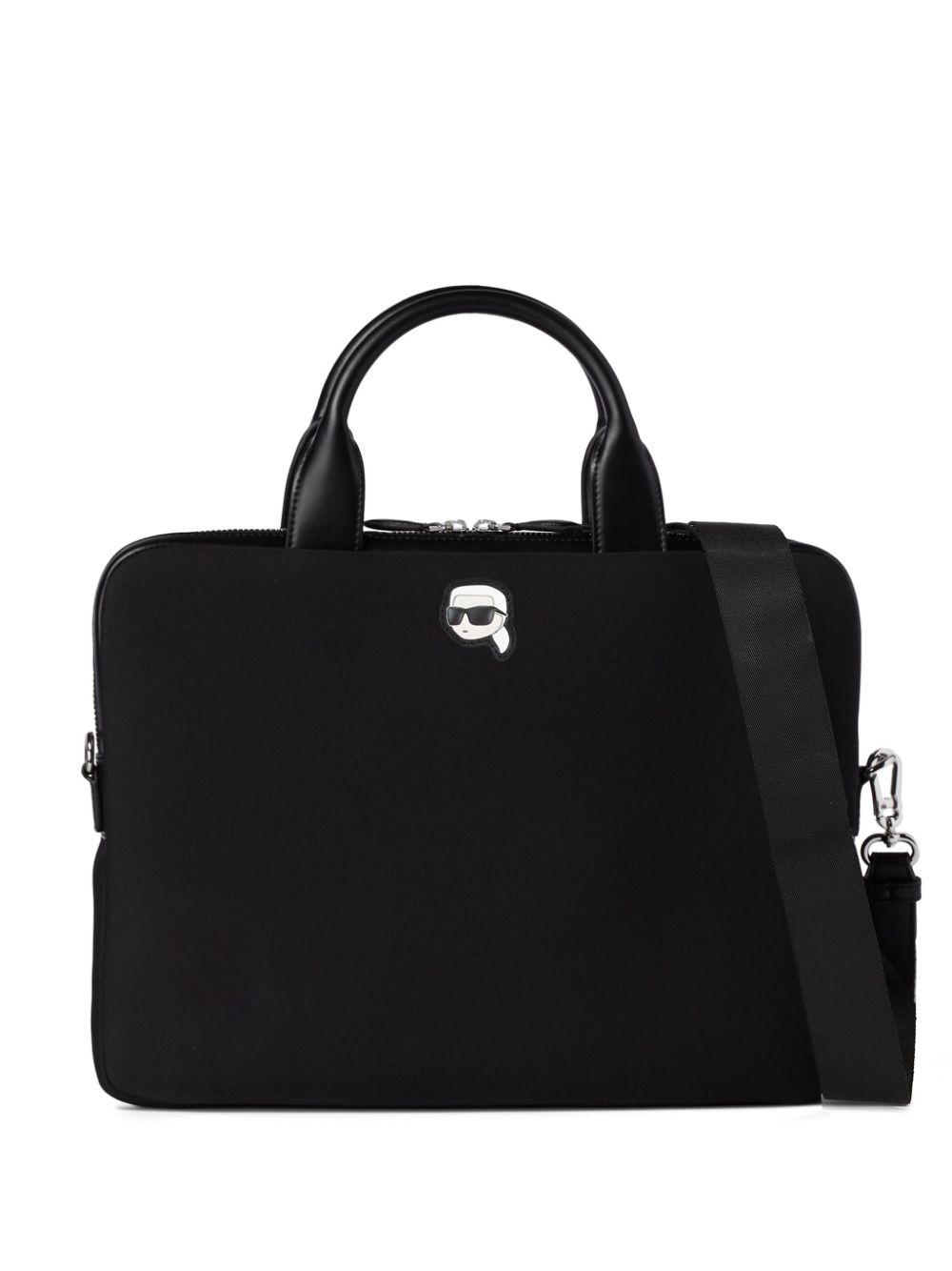 Karl Lagerfeld Ikon laptop bag - Black