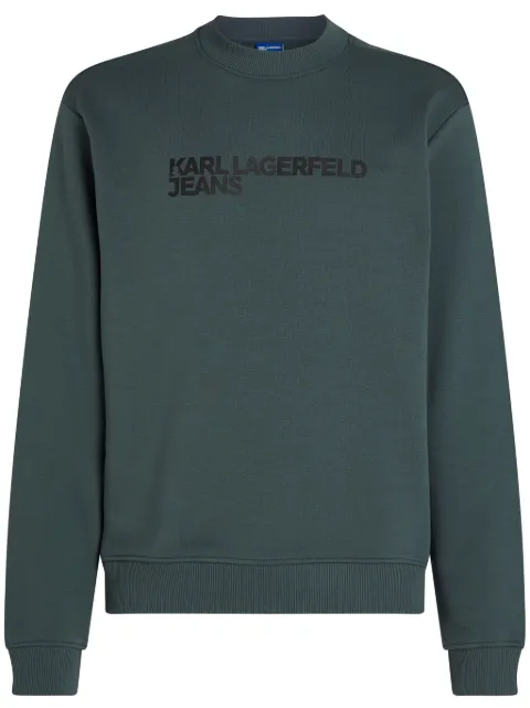 Karl Lagerfeld Jeans sudadera con logo estampado