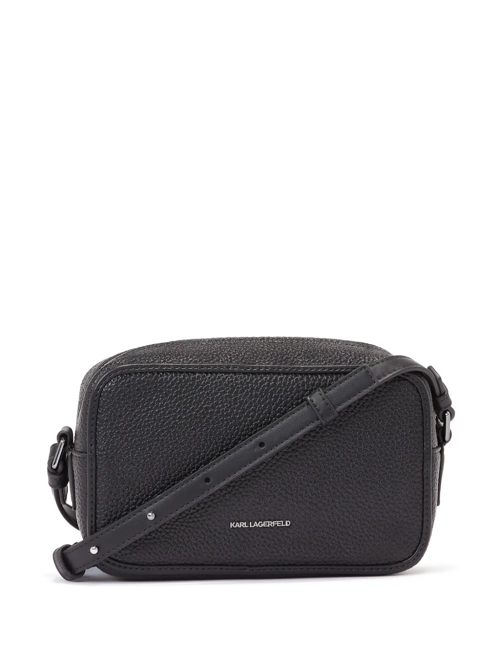 Karl Lagerfeld K/skuare Grainy Camera Bag In 999