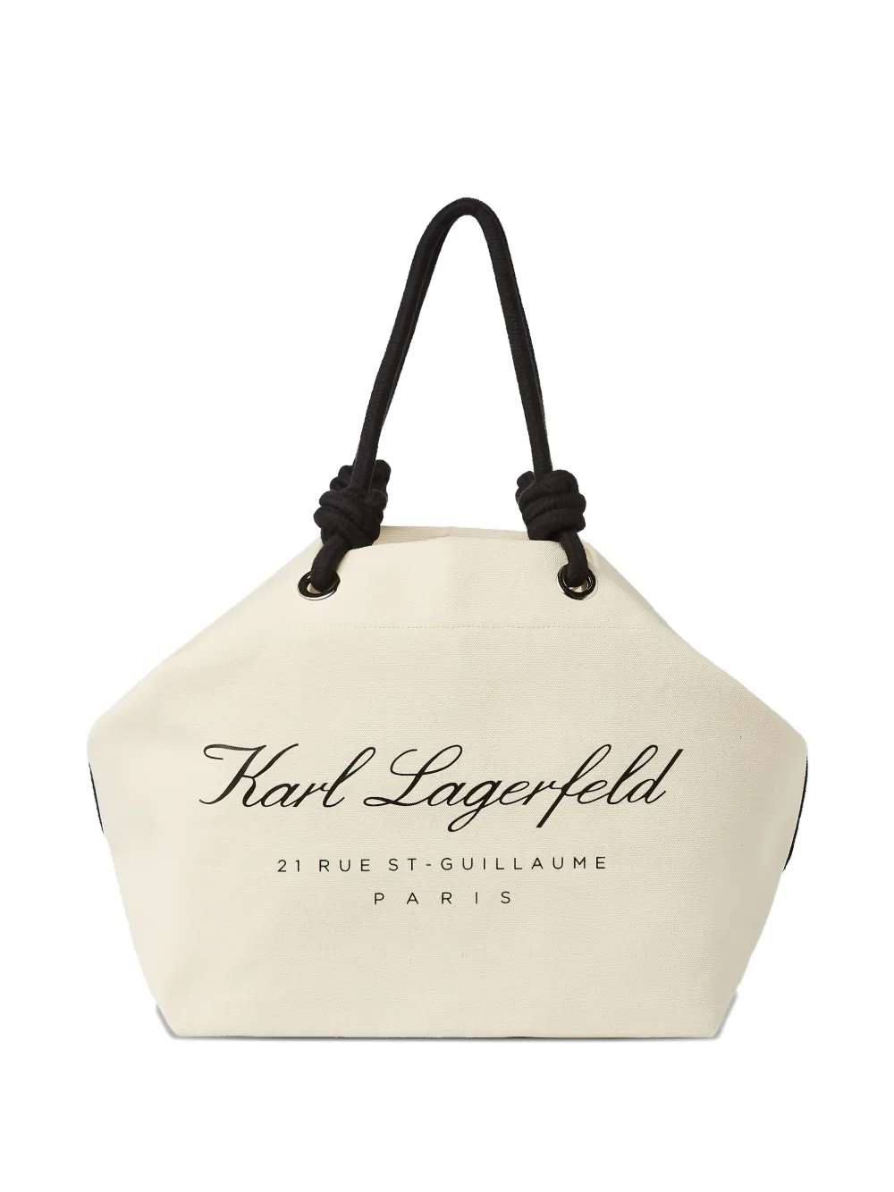 Karl Lagerfeld Hotel Karl omkeerbare shopper Beige