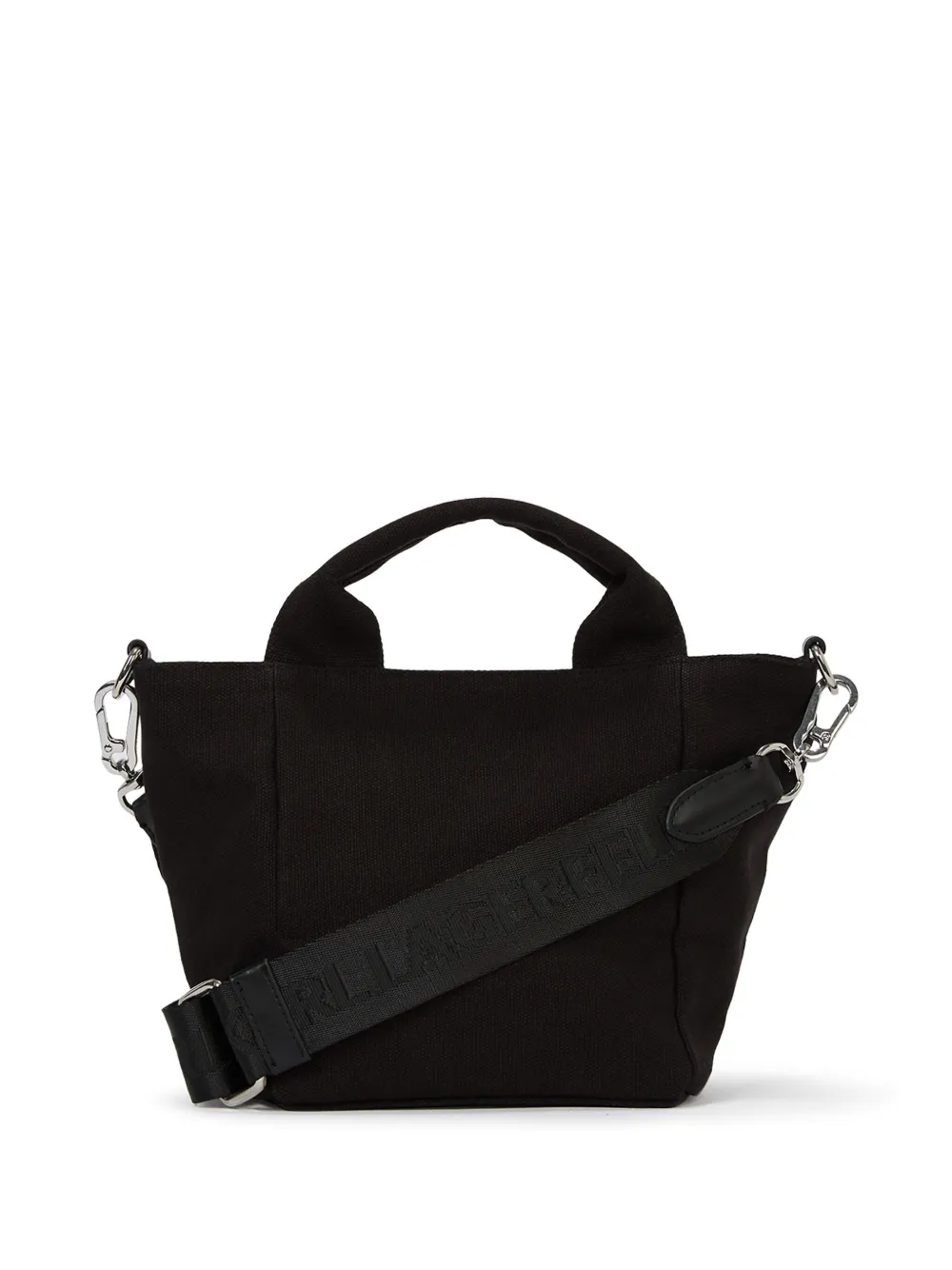 Karl Lagerfeld Ikonik shopper verfraaid met stras - Zwart