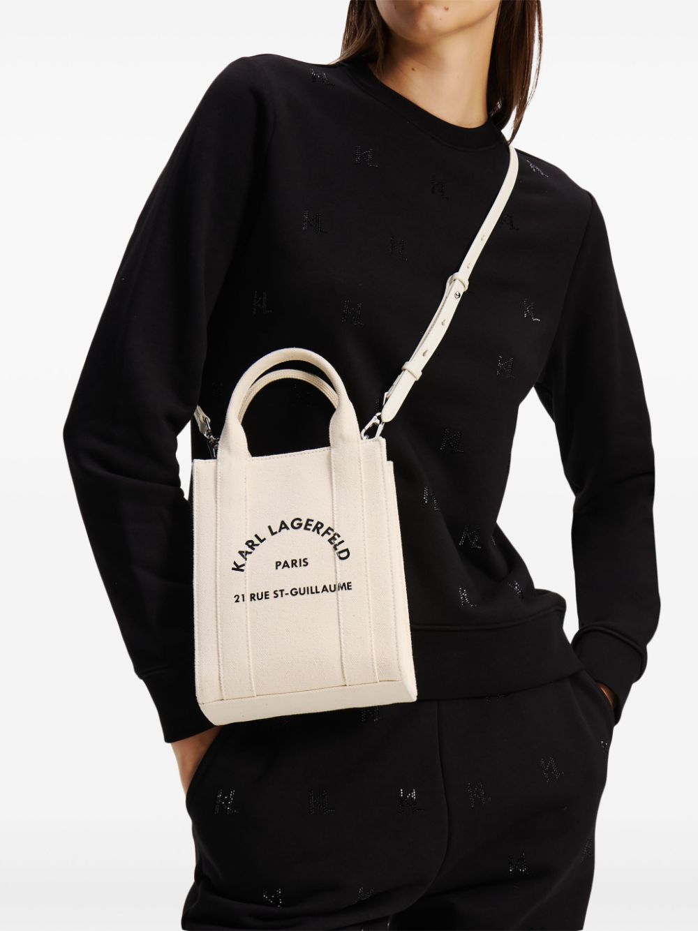 Karl Lagerfeld Kleine Rue St-Guillaume vierkante shopper - 106