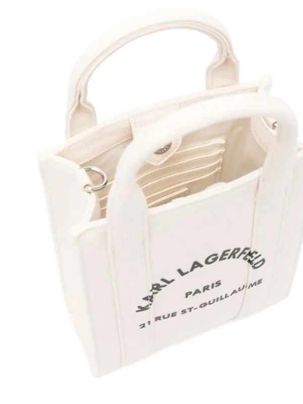 Karl Lagerfeld Small Rue St-Guillaume Square Tote Bag