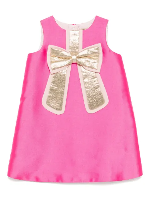 Hucklebones London guilded bow shift dress