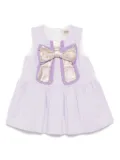 Hucklebones London gilded bow dress - Purple