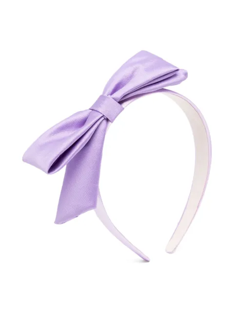 Hucklebones London satin bow headband