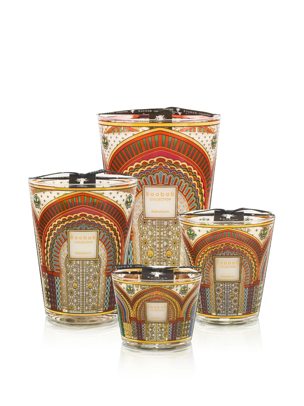Baobab Collection Large Marrakech Candle In Gelb