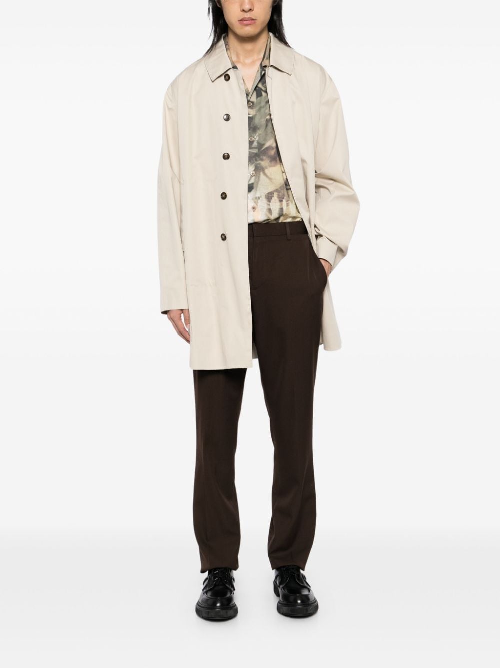 Paul Smith straight-leg silm trousers - Bruin