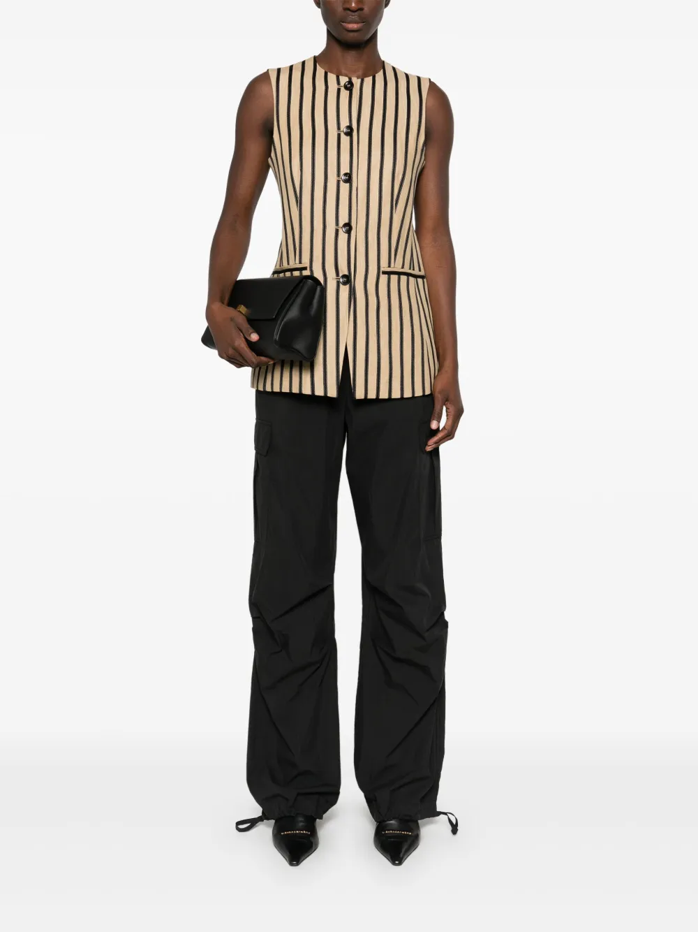 P.A.R.O.S.H. Cargo broek - Zwart