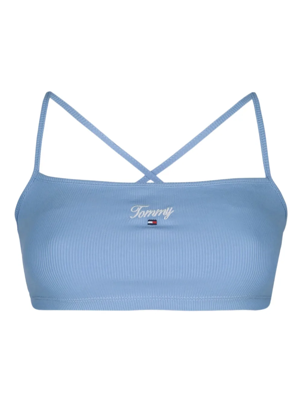 Tommy Jeans T-shirt a coste - Blu