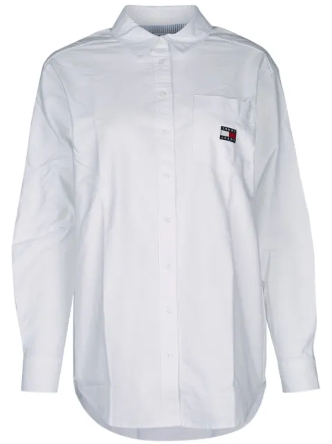 Tommy Jeans camisa con parche del logo