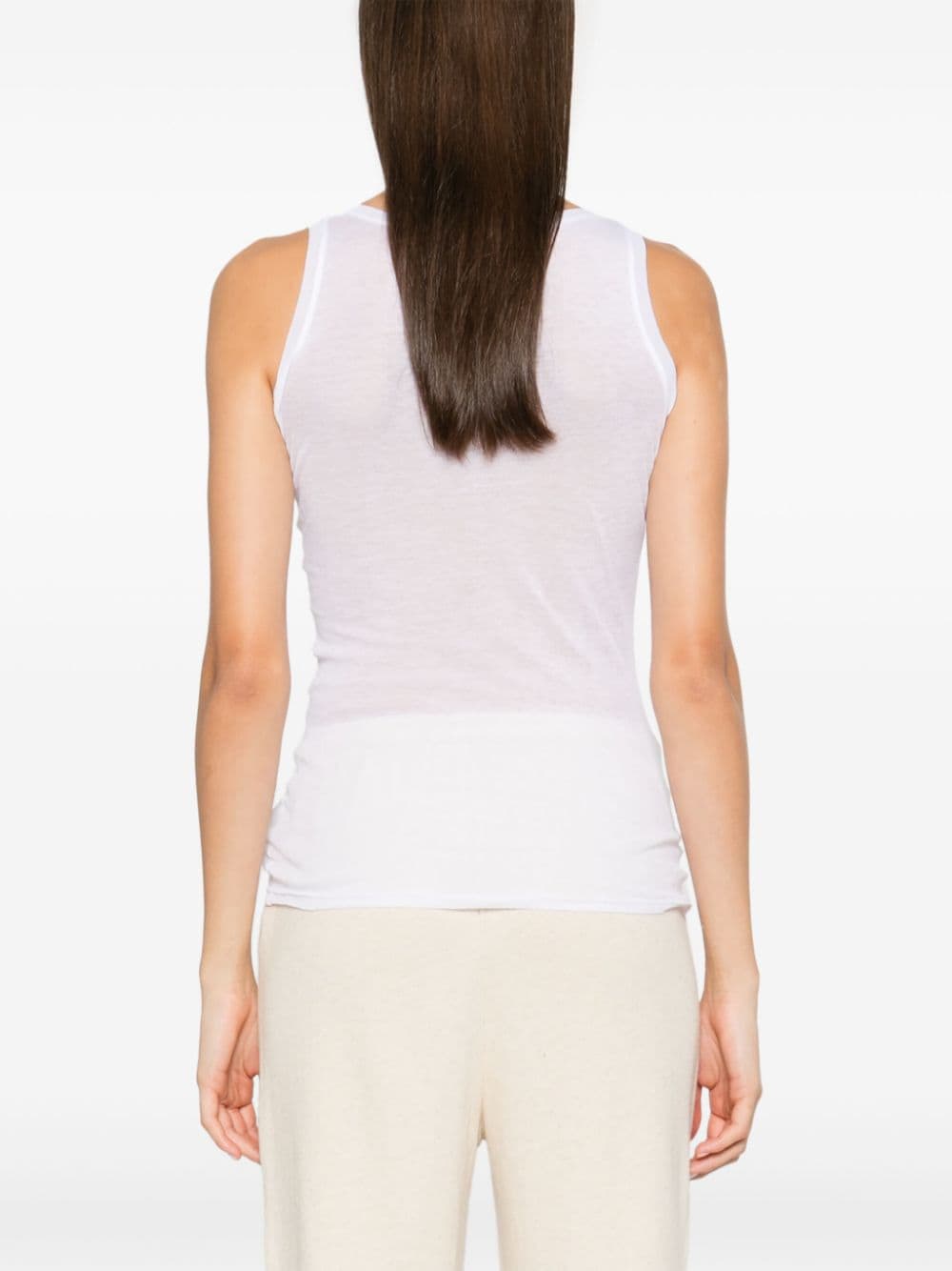 Shop American Vintage Massachusetts Tank Top In White