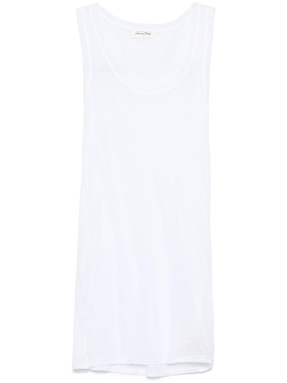 Shop American Vintage Massachusetts Tank Top In White