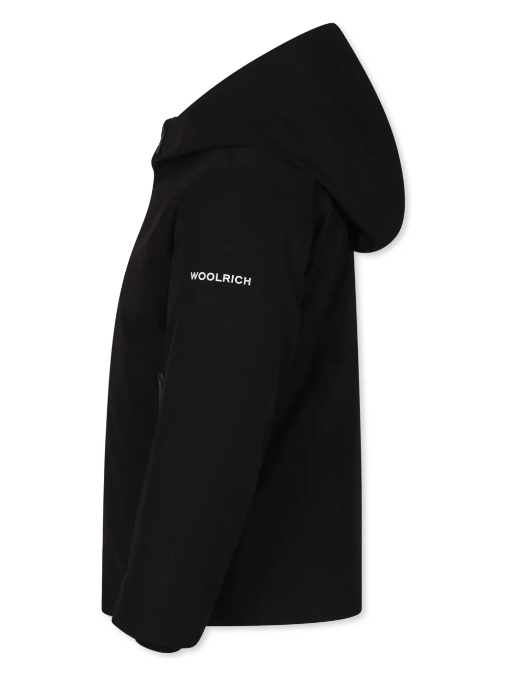 Woolrich Kids Jack met geborduurd logo Zwart