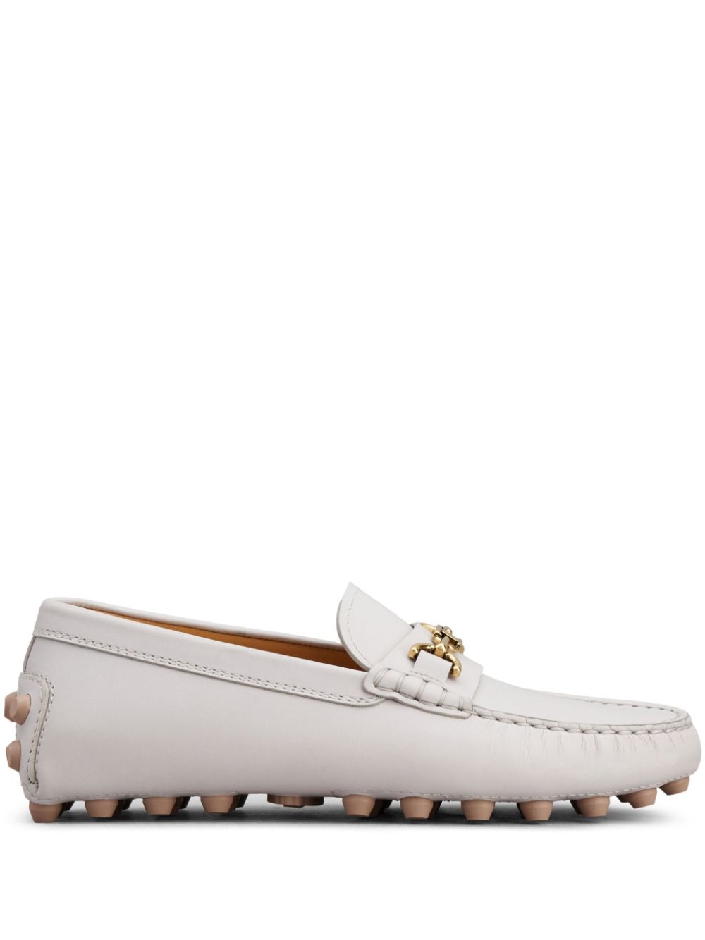 Tod's leather loafers White