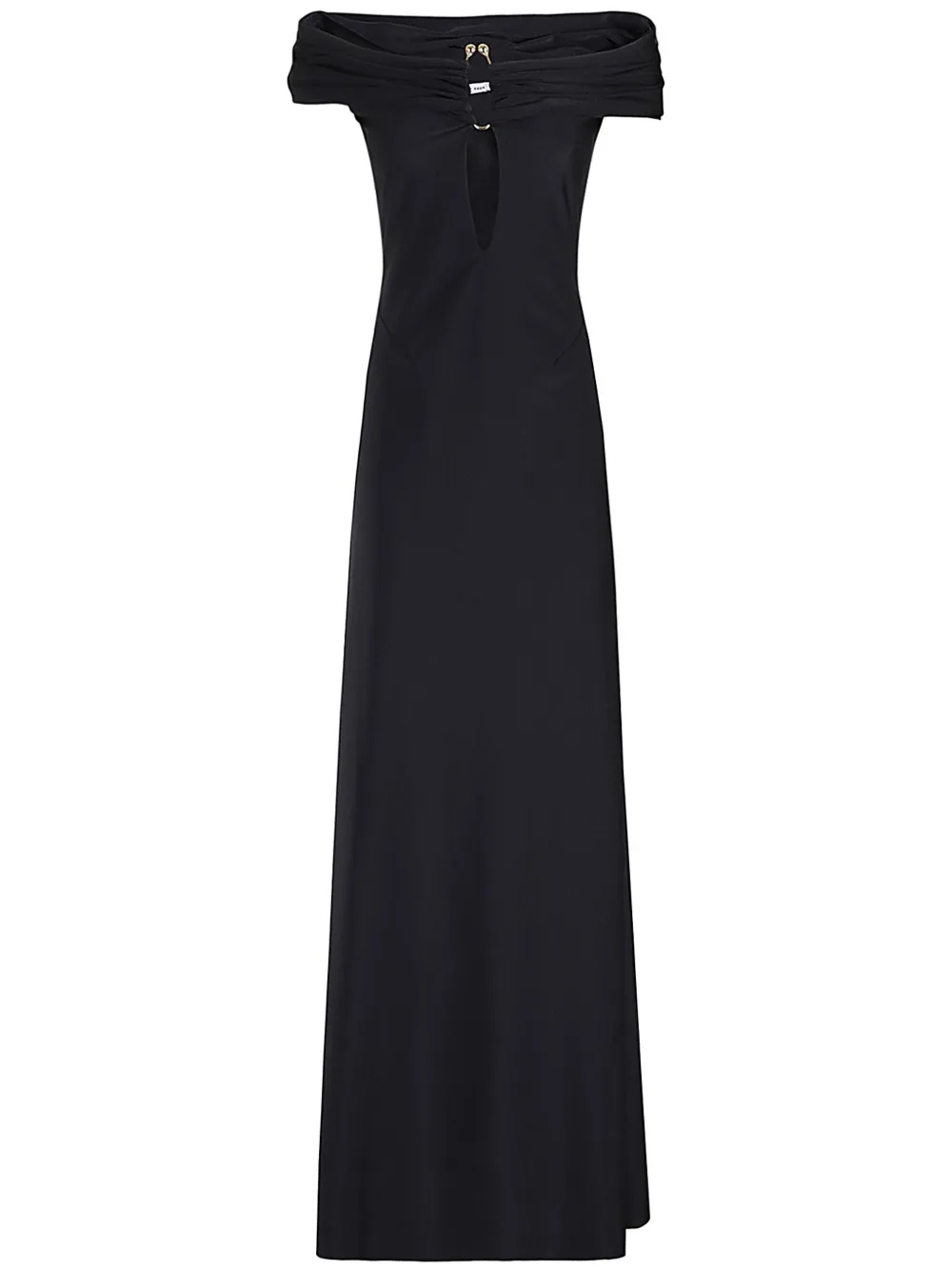 Amen Off-the-shoulder Gown In Schwarz