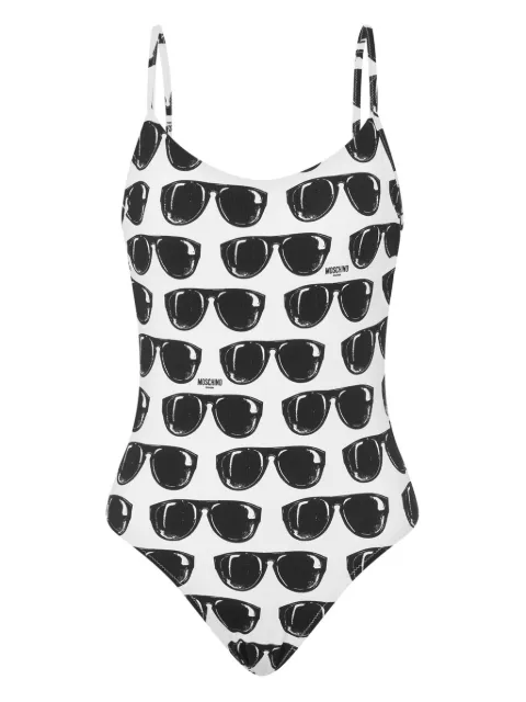Moschino printed swimsuit