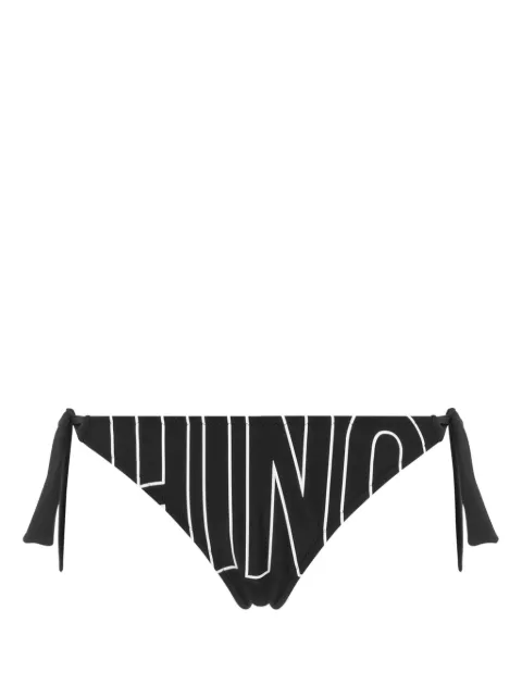 Moschino logo-print bikini bottom