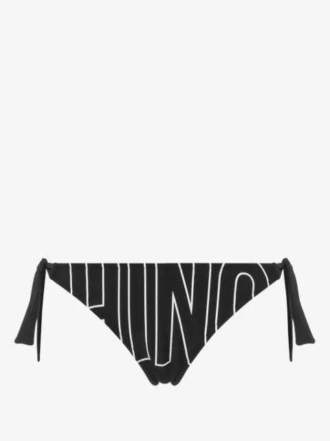 Moschino logo-print bikini bottom