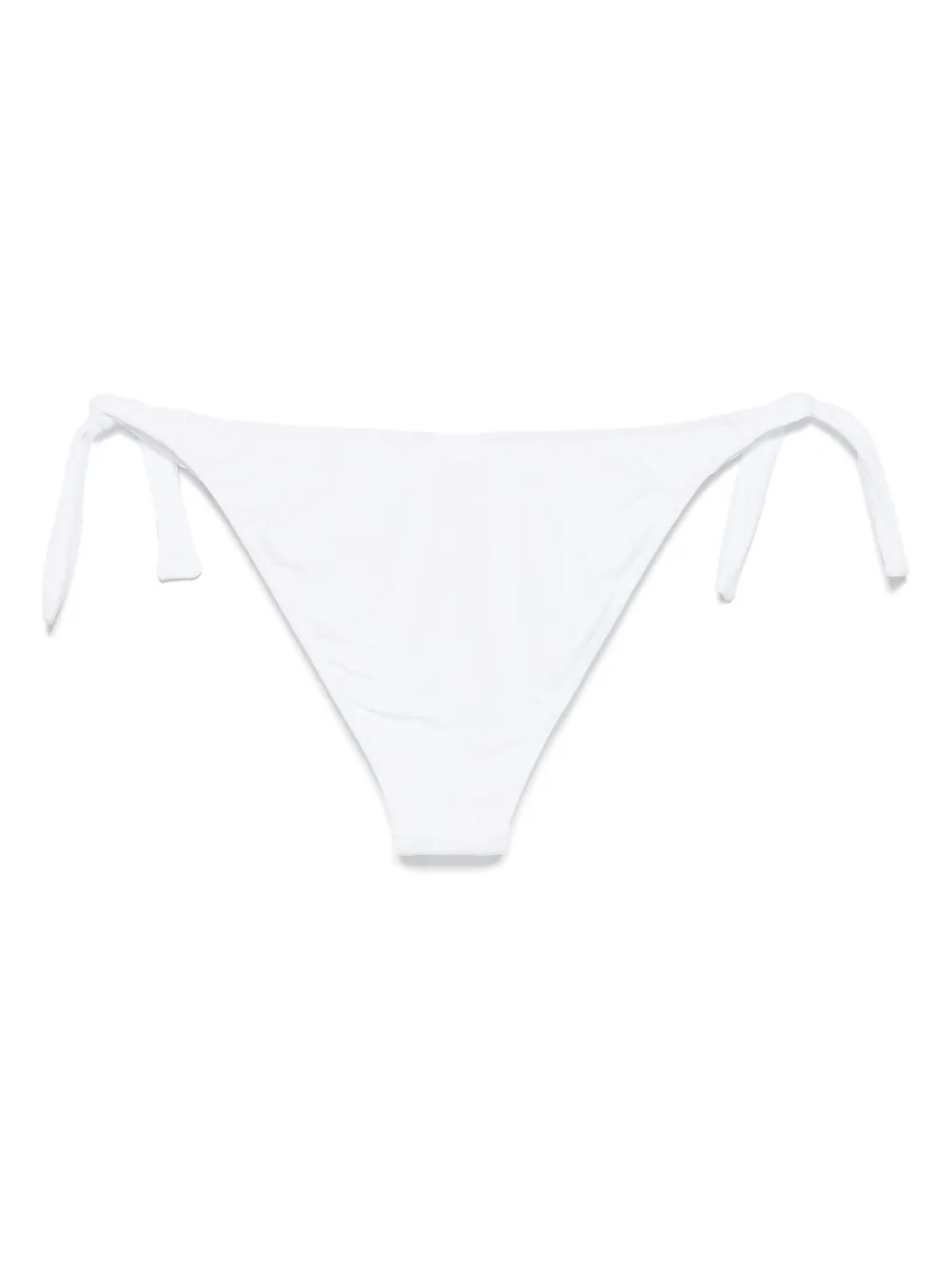 Moschino Rubber bikinislip met logo - Wit