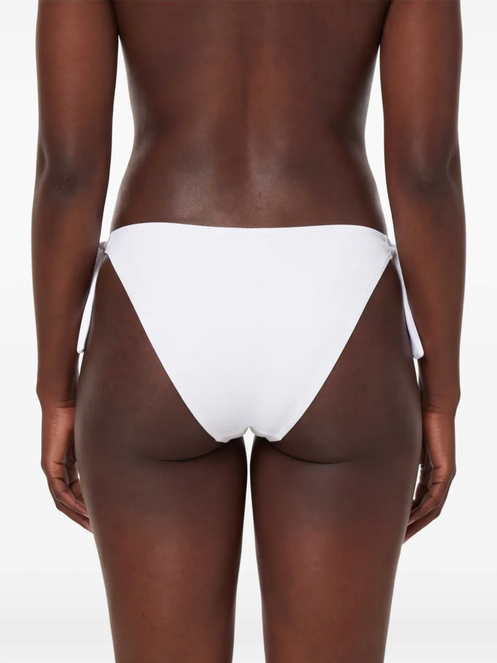 Moschino Rubber bikinislip met logo Wit