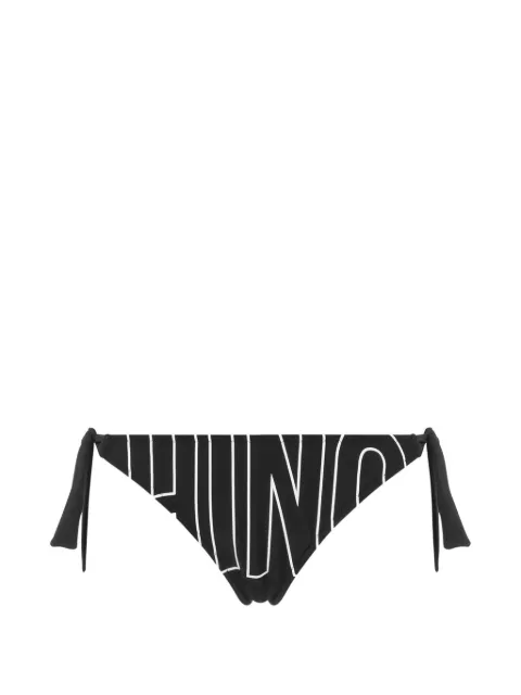 Moschino rubber logo swim briefs