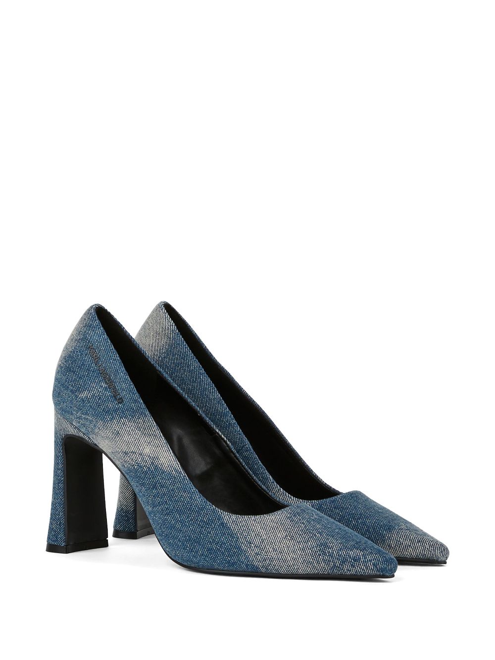 Karl Lagerfeld Jeans Leren pumps - Blauw