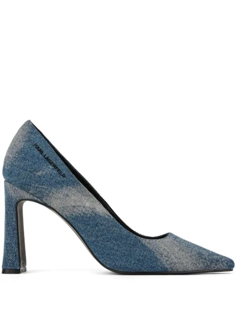 Karl Lagerfeld Jeans Panache denim pumps