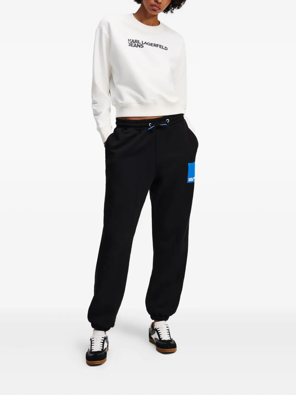 Karl Lagerfeld Jeans Trainingsbroek met logoprint Zwart